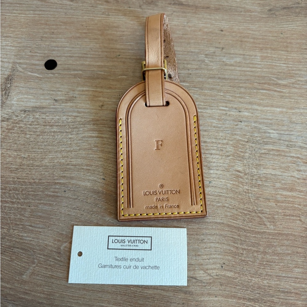 Authentic Louis Vuitton id tag